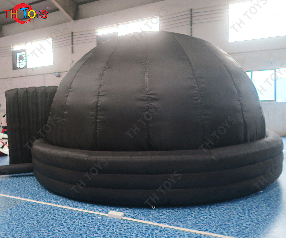 Free Air Shipping 5m/6m Portable Black Inflatable Planetarium Projection Dome Tent Cinema Tents for Sale