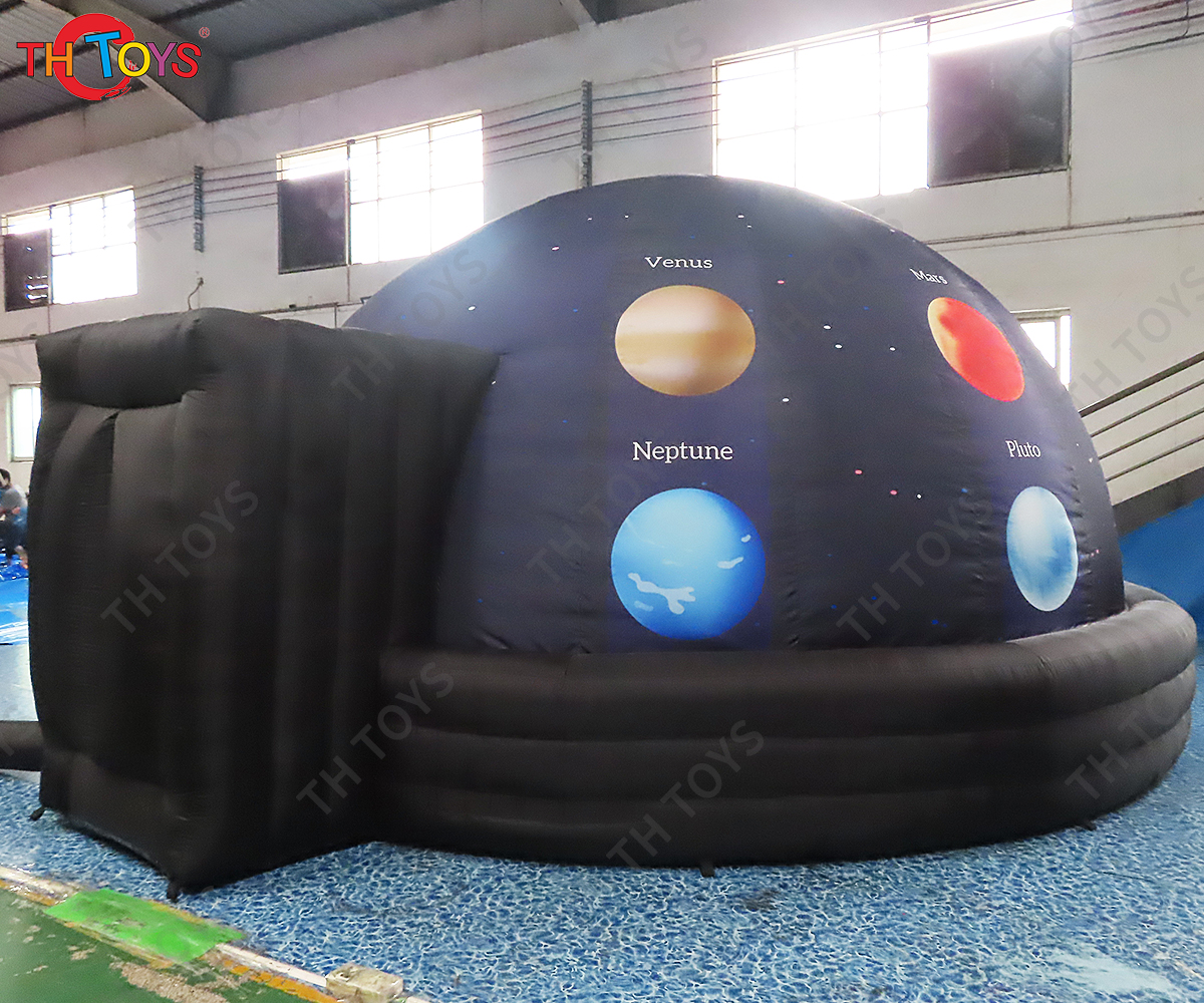 Free Air Shipping 5m/6m Giant Inflatable Planet Tent Projection Dome Tent for Education