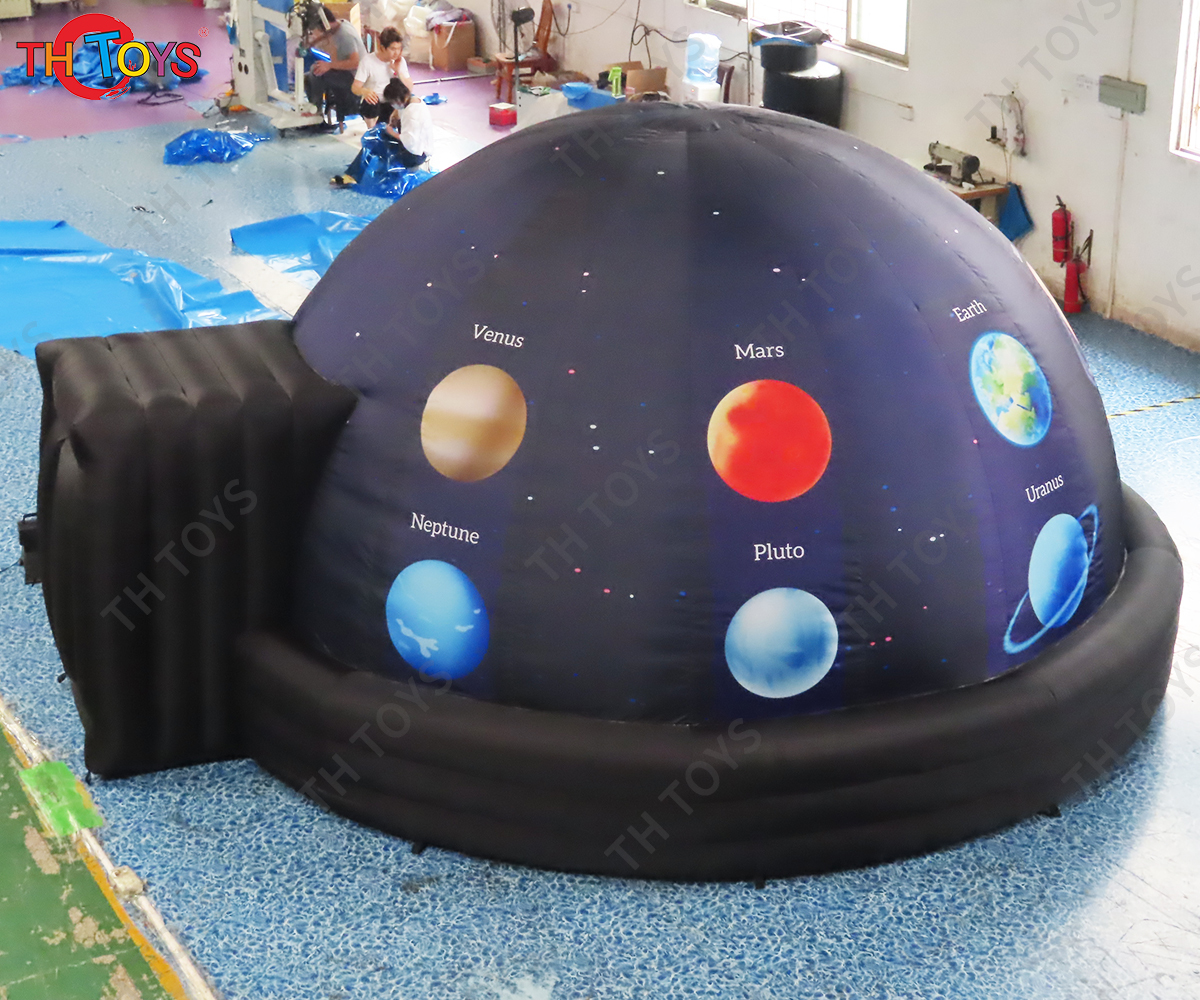Free Air Shipping 5m/6m Giant Inflatable Planet Tent Projection Dome Tent for Education