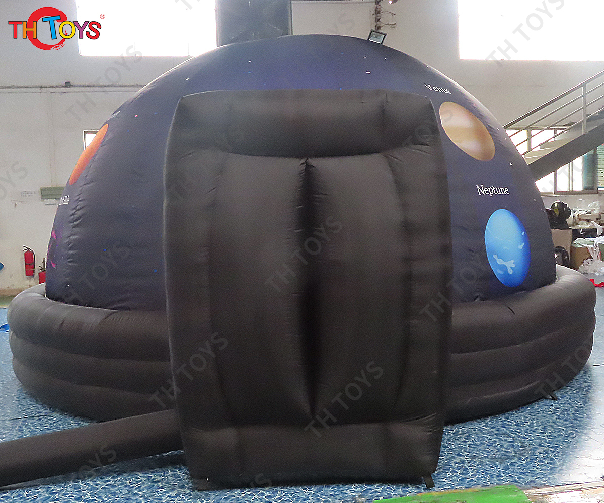 Free Air Shipping 5m/6m Giant Inflatable Planet Tent Projection Dome Tent for Education