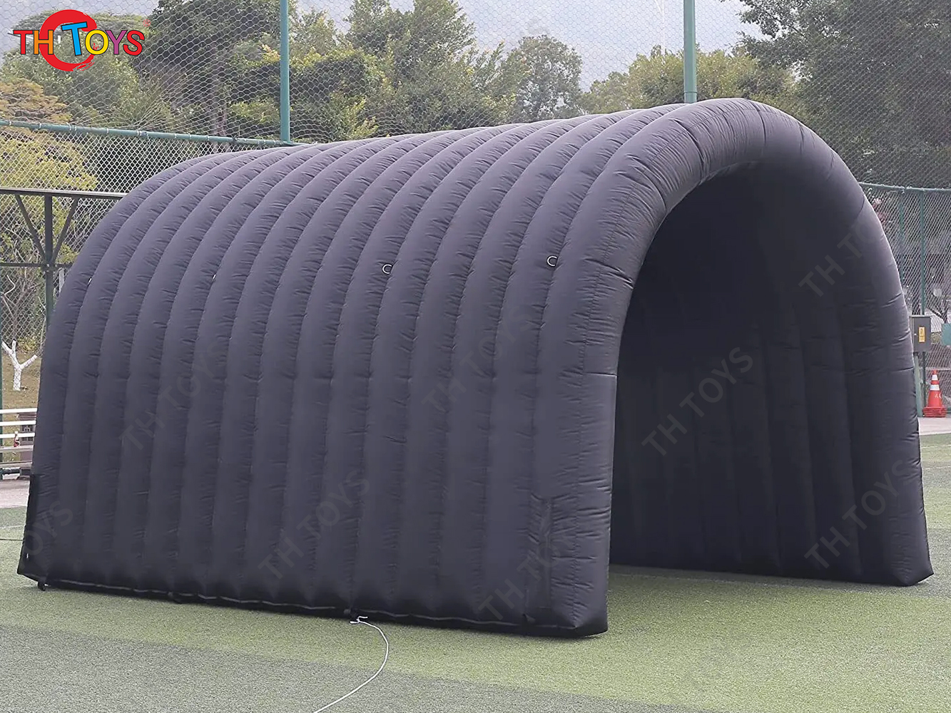 8x5m Rainbow Inflatable Tunnel Entrance Inflatable Sports Tunnel Tent with Blower for Outdoor Events