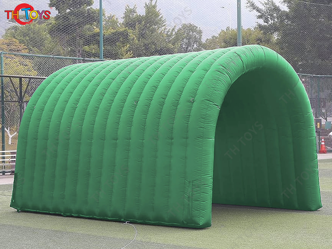 8x5m Rainbow Inflatable Tunnel Entrance Inflatable Sports Tunnel Tent with Blower for Outdoor Events