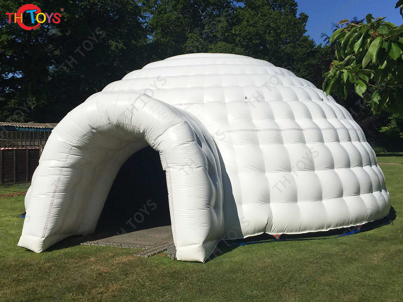 free air ship to door!8x4m inflatable dome tent,blow up white bubble tents, good quality inflatable marquee tents