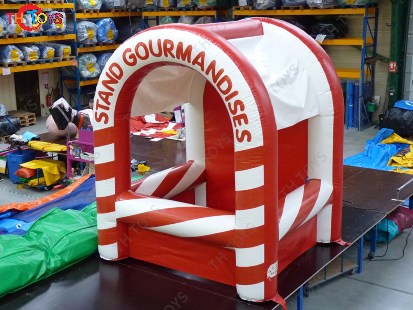 Free Shipping 2.5x2.5x3mH Carnival Inflatable Stand Inflatable Snack Booth For Outdoor Party Rental