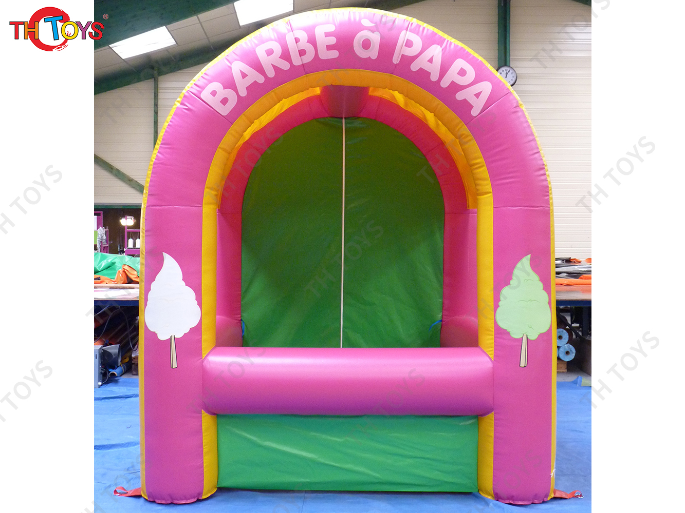 Free Shipping 2.5x2.5x3mH Carnival Inflatable Stand Inflatable Snack Booth For Outdoor Party Rental
