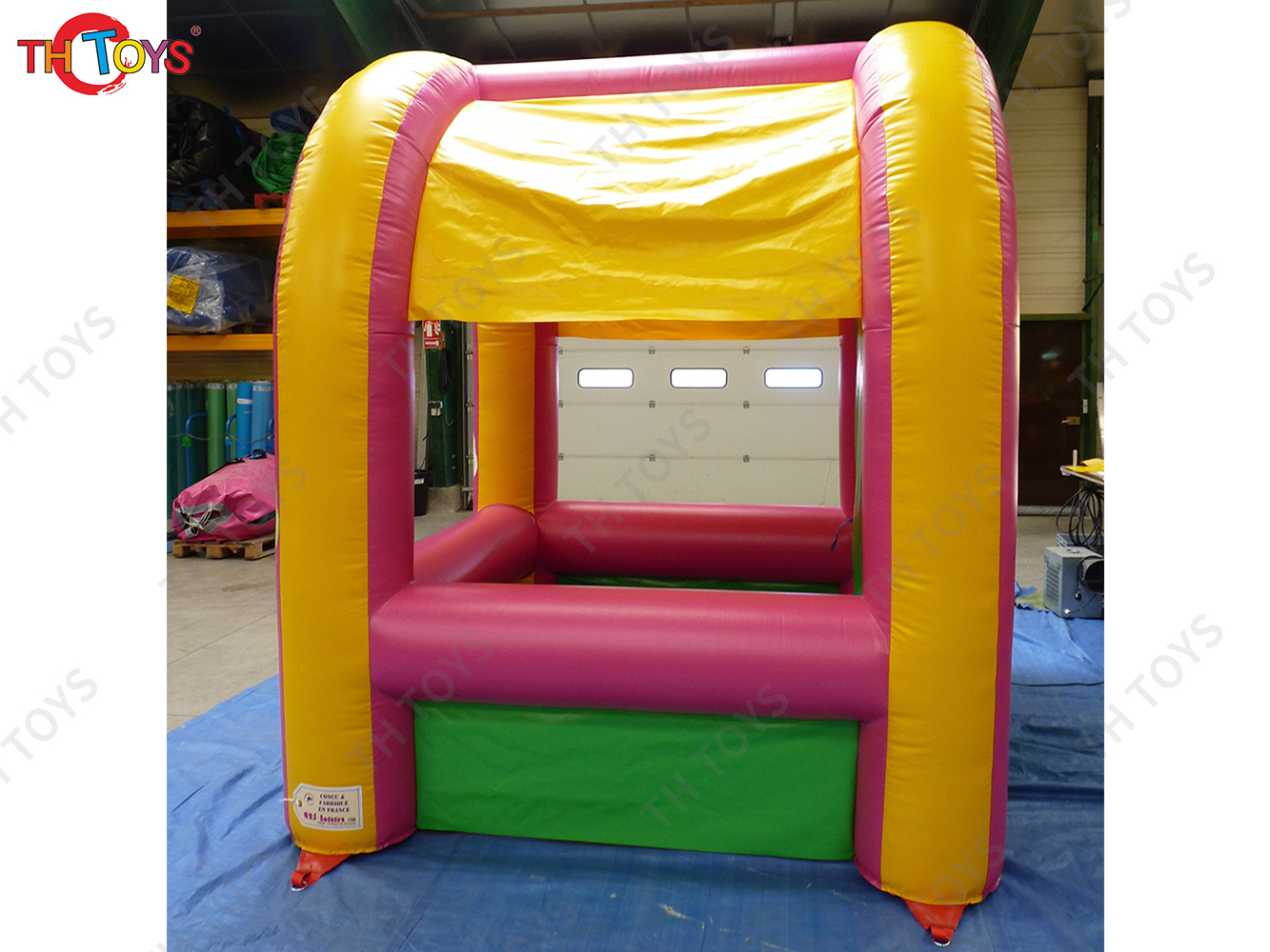 Free Shipping 2.5x2.5x3mH Carnival Inflatable Stand Inflatable Snack Booth For Outdoor Party Rental