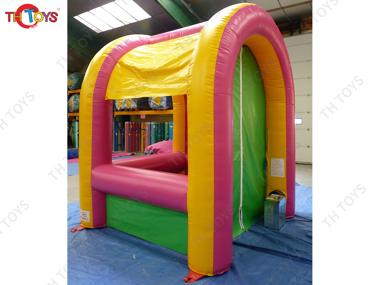 Free Shipping 2.5x2.5x3mH Carnival Inflatable Stand Inflatable Snack Booth For Outdoor Party Rental
