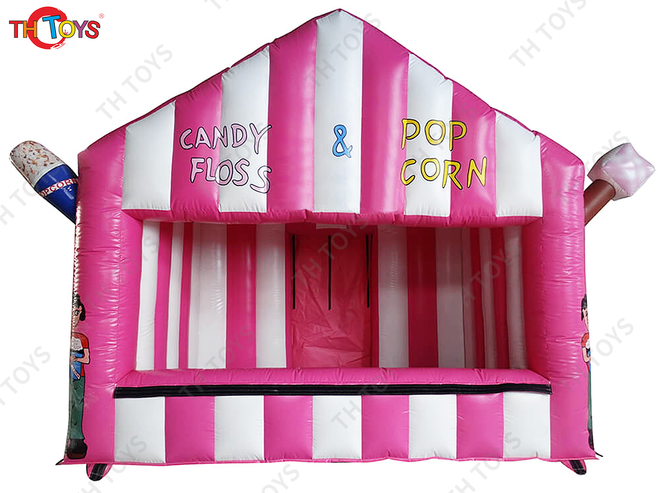 Free air shipping, 10x10ft 3x3m Inflatable Concession Stand Inflatable Booth For carnival party inflatable Popcorn Tent