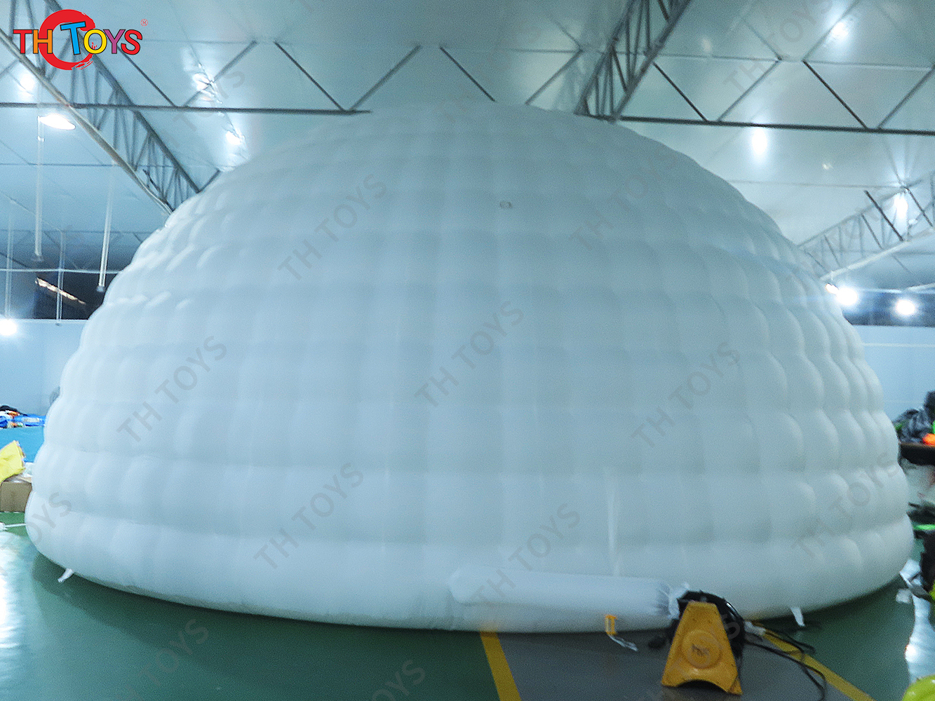 free air ship to door, 5m/6m/8m diameter Giant inflatable igloo dome house air dome tents for outdoor events