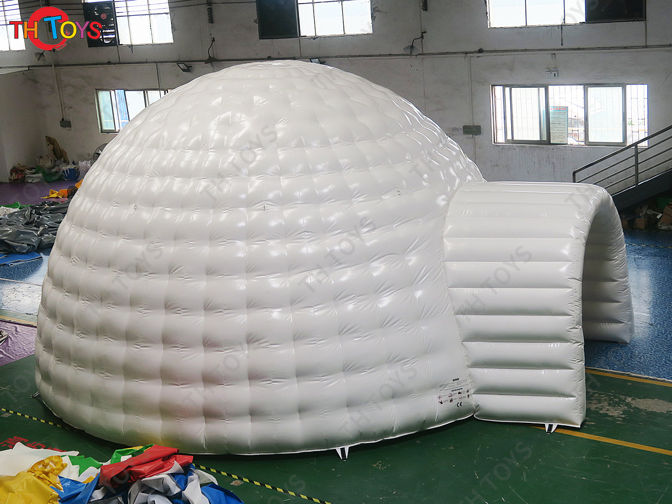 free sea ship to port,8m diameter Custom design outdoor large bubble lodge inflatable tent, pvc inflatable dome tent