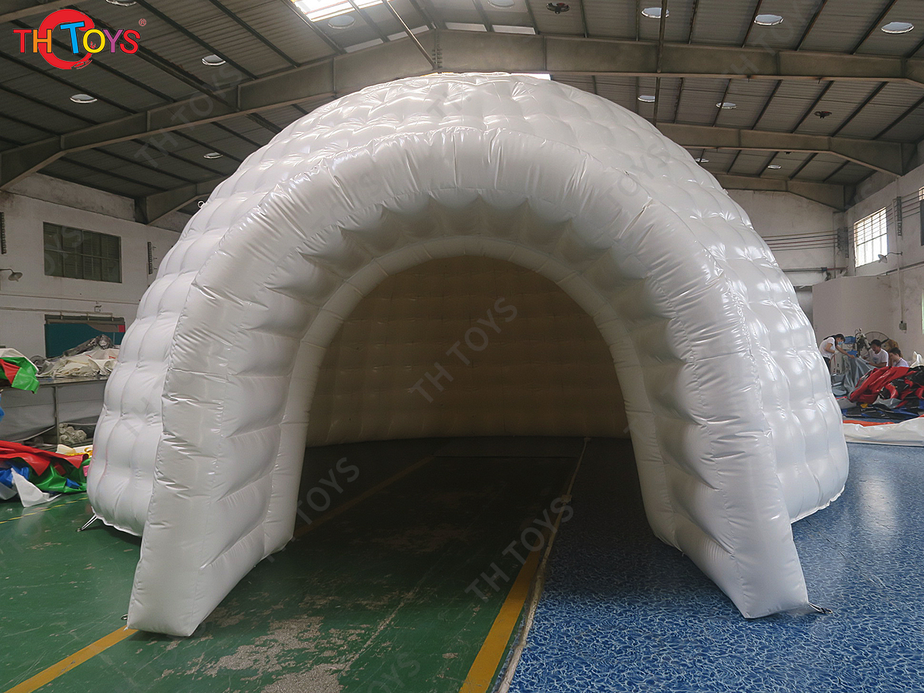 free sea ship to port,8m diameter Custom design outdoor large bubble lodge inflatable tent, pvc inflatable dome tent