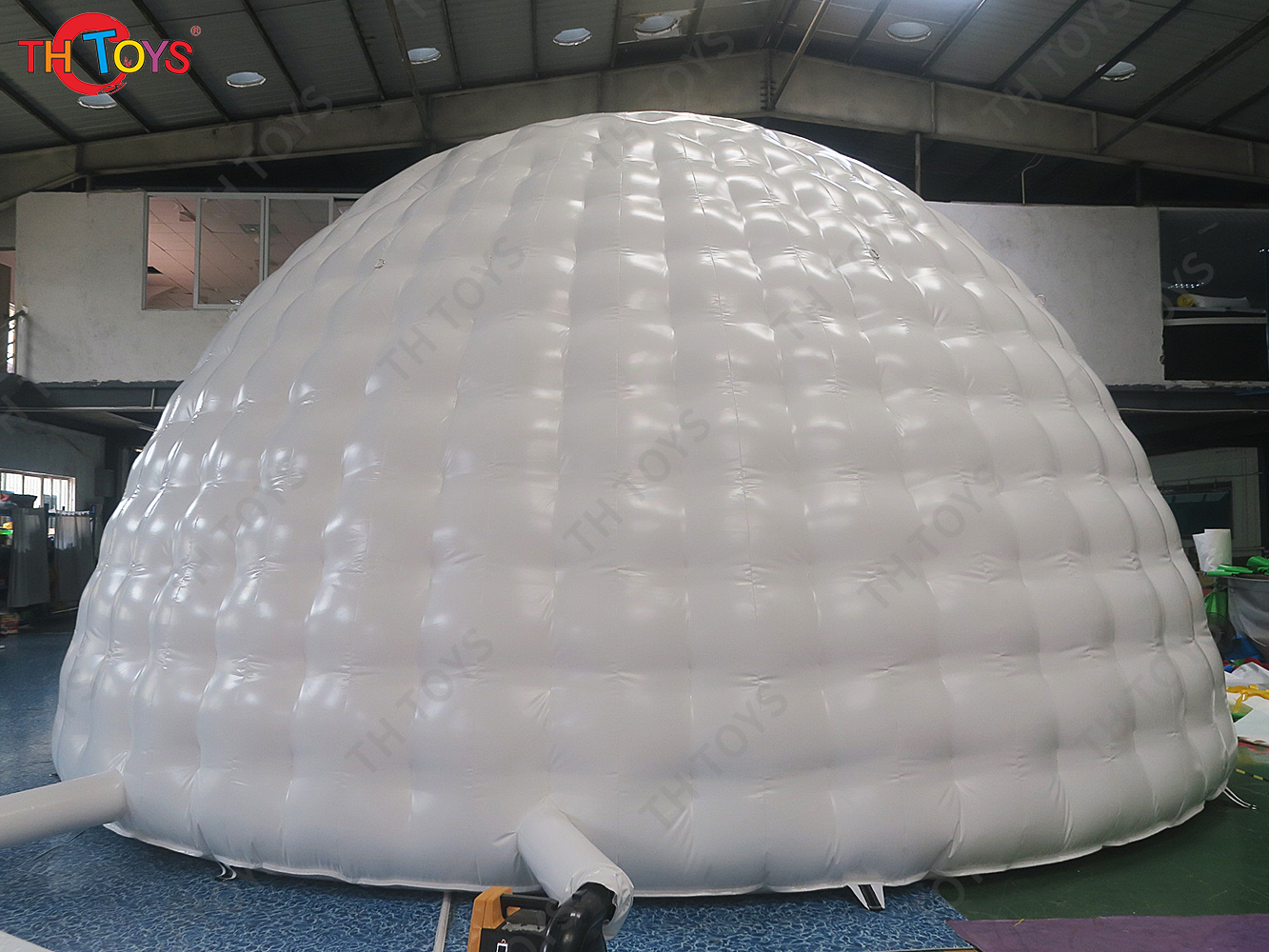 free sea ship to port,8m diameter Custom design outdoor large bubble lodge inflatable tent, pvc inflatable dome tent
