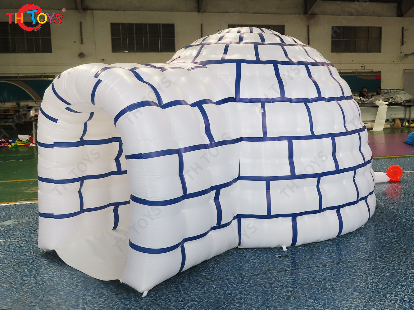brick printing outdoor 10m diameter giant inflatable igloo,bubble tent,portable inflatable dome tents for party events