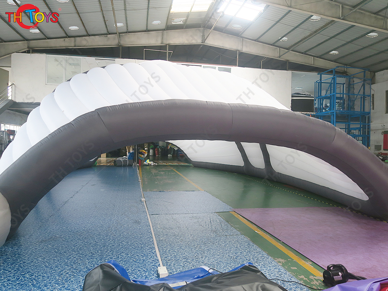 Free Air Shipping to Door 15x8x5mH White Giant Inflatable Igloo Large Dome Tent for Sale