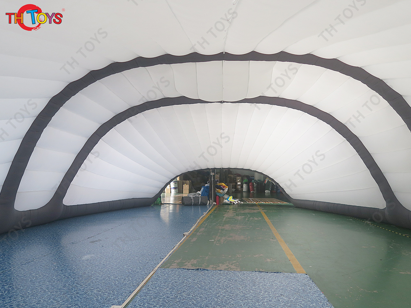 Free Air Shipping to Door 15x8x5mH White Giant Inflatable Igloo Large Dome Tent for Sale