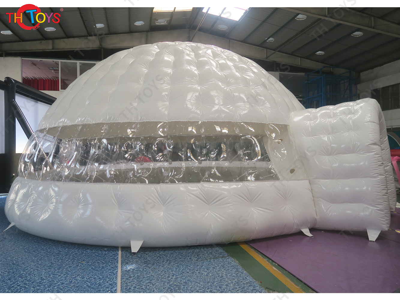 new design giant inflatable igloo dome tent big outdoor inflatable party tent ,free air ship to door