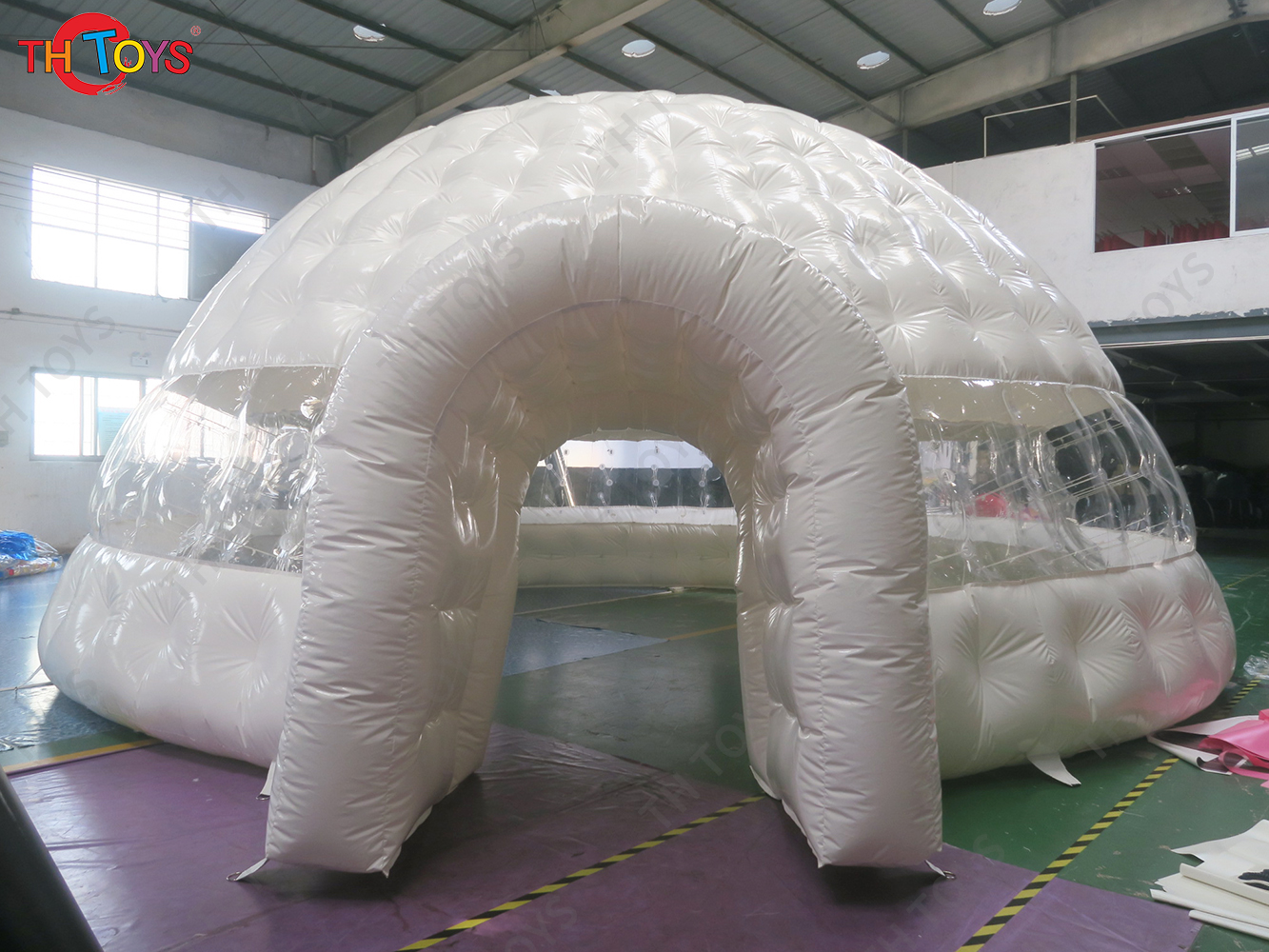 new design giant inflatable igloo dome tent big outdoor inflatable party tent ,free air ship to door