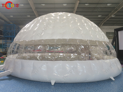 new design giant inflatable igloo dome tent big outdoor inflatable party tent ,free air ship to door