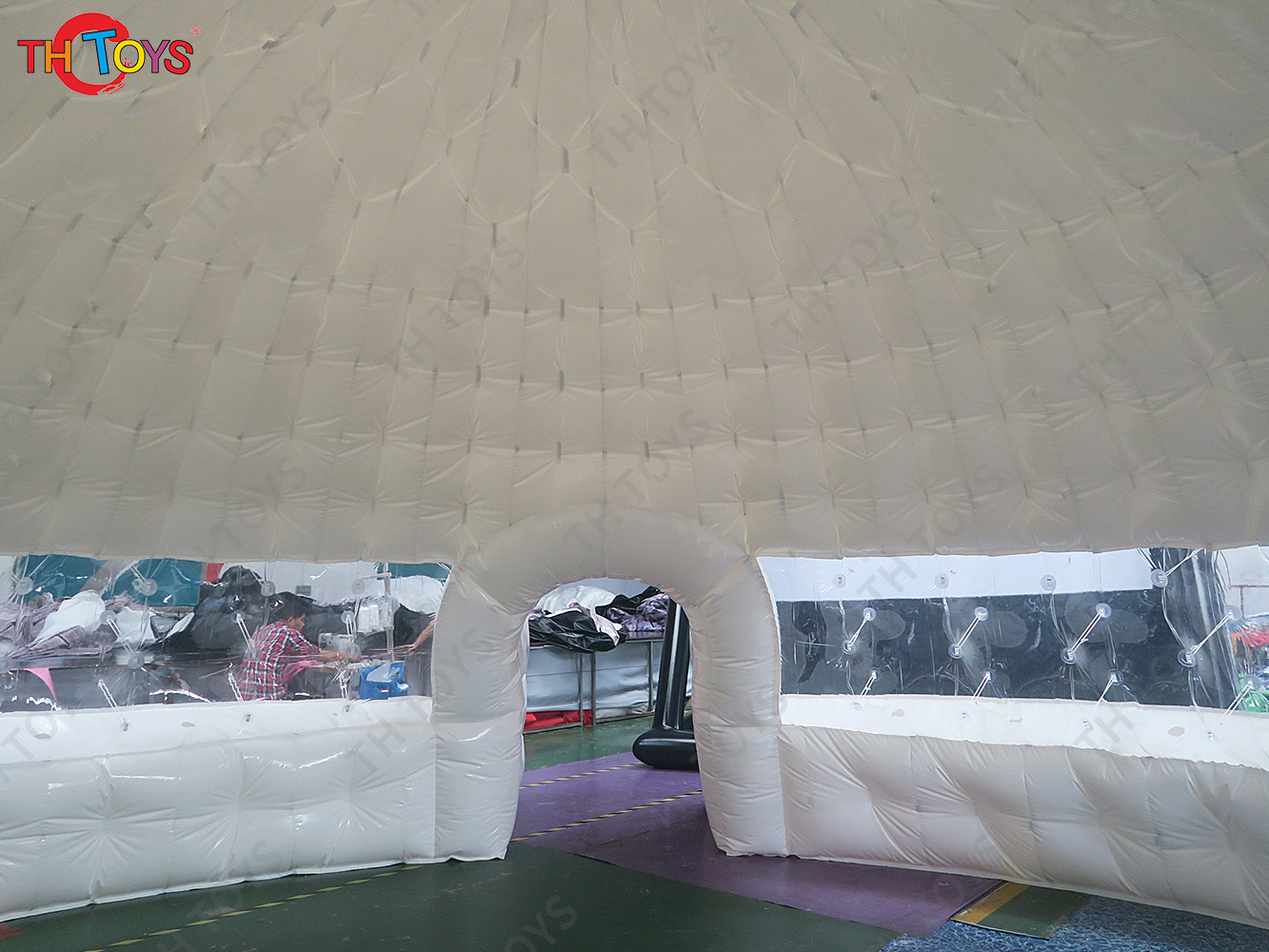 new design giant inflatable igloo dome tent big outdoor inflatable party tent ,free air ship to door