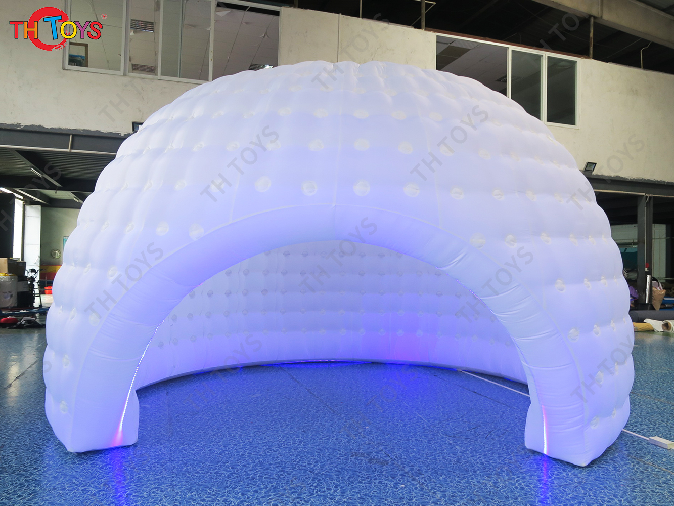 free air ship to door,5x3x3m Large White Inflatable Dome Tent Igloo Air Dome Tent House For Sale