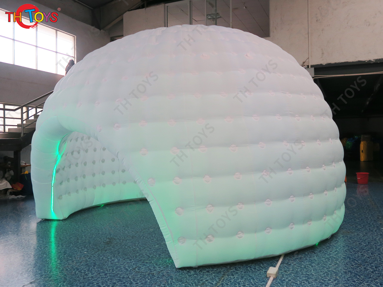 free air ship to door,5x3x3m Large White Inflatable Dome Tent Igloo Air Dome Tent House For Sale