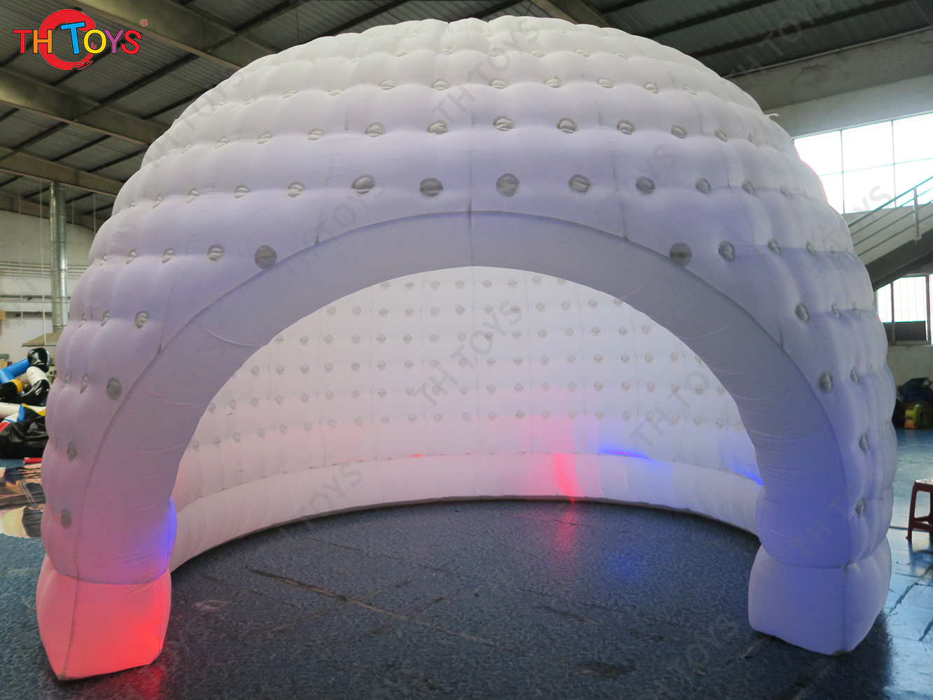 free air ship to door,5x3x3m Large White Inflatable Dome Tent Igloo Air Dome Tent House For Sale