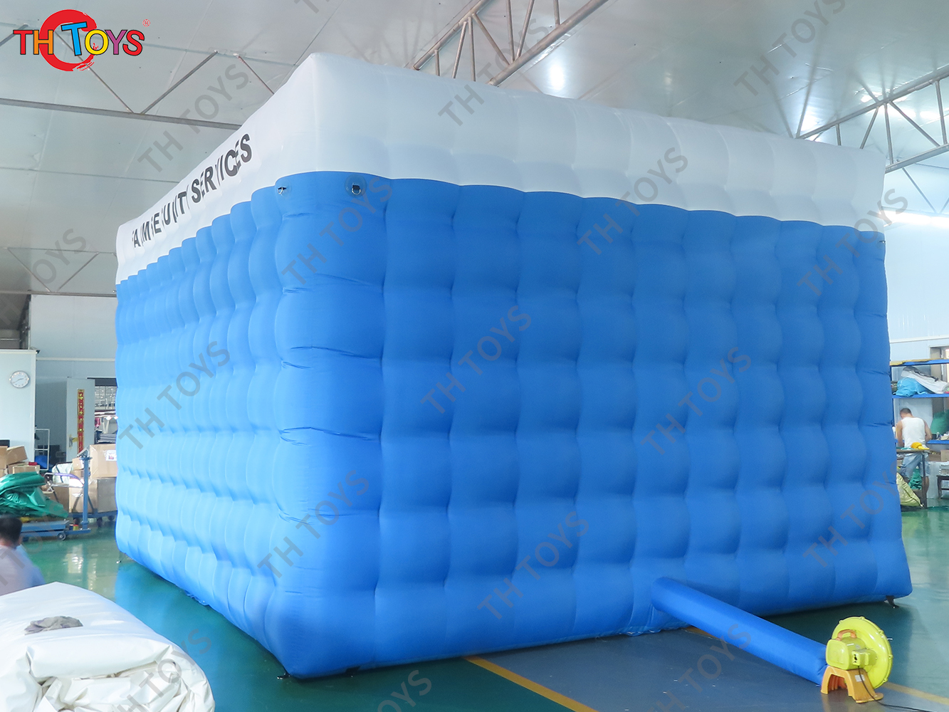 6x5x3.5mH Outdoor Activities Square Inflatable Cube Tent Commercial Nightclub Party Tents for sale