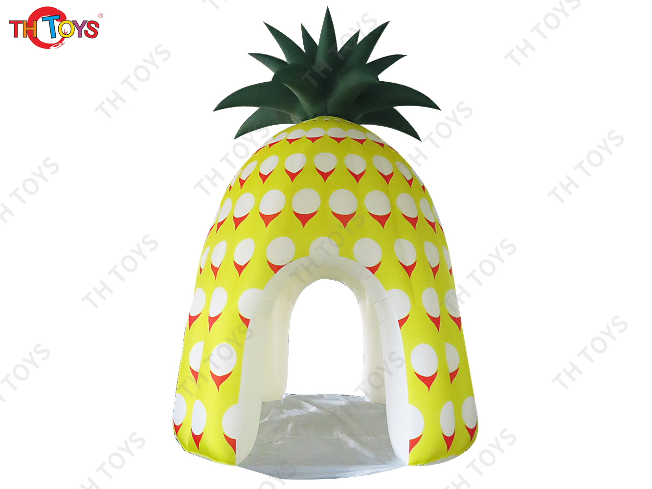 4mH Inflatable Pineapple Tent Pub Bar Inflatable Fruits Shape Event Food Drinks Shelter Booth for Sale