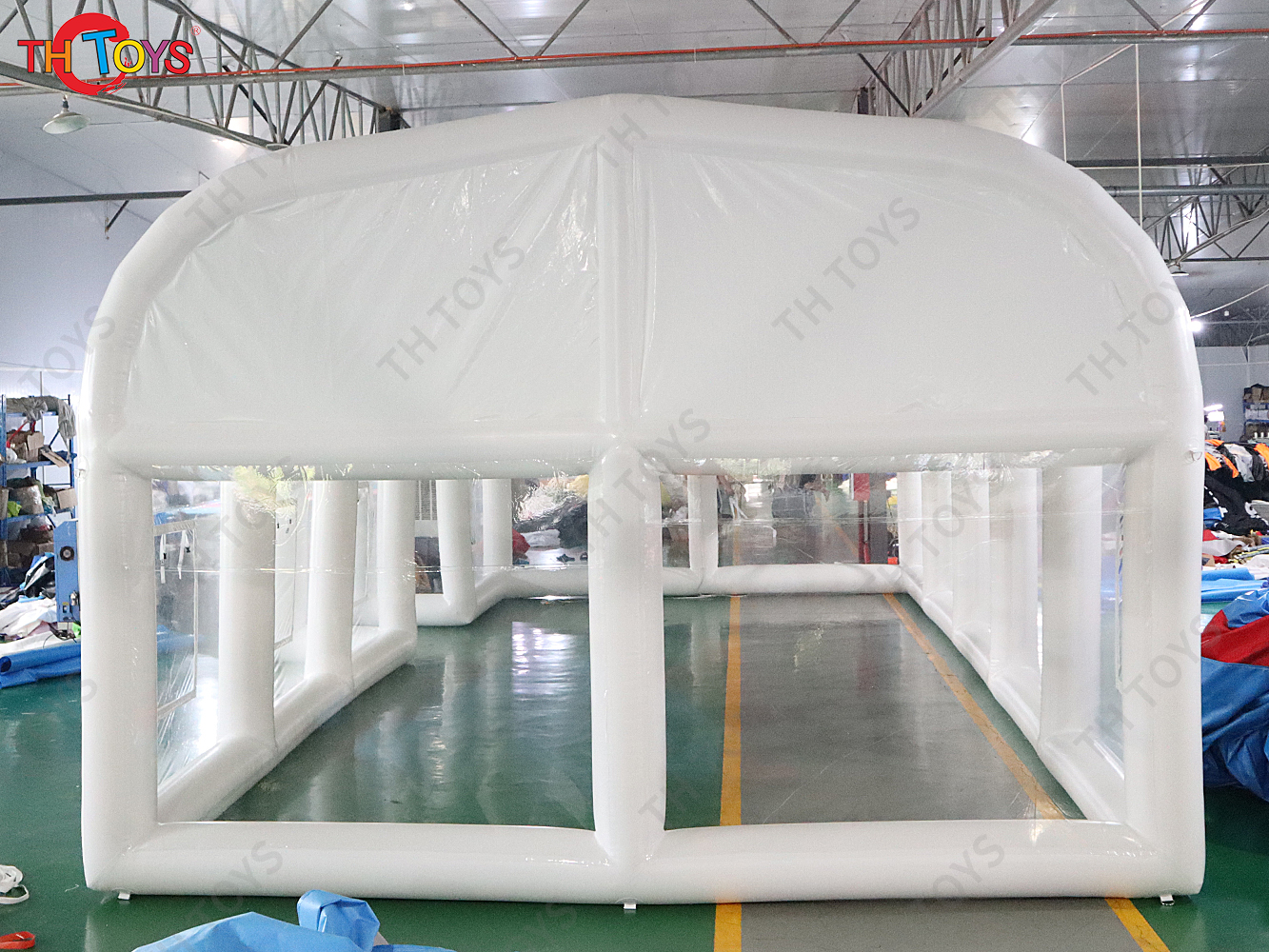 Outdoor party house inflatable-nightclub, airtight 10x5m custom wedding tent event tents with LED lights