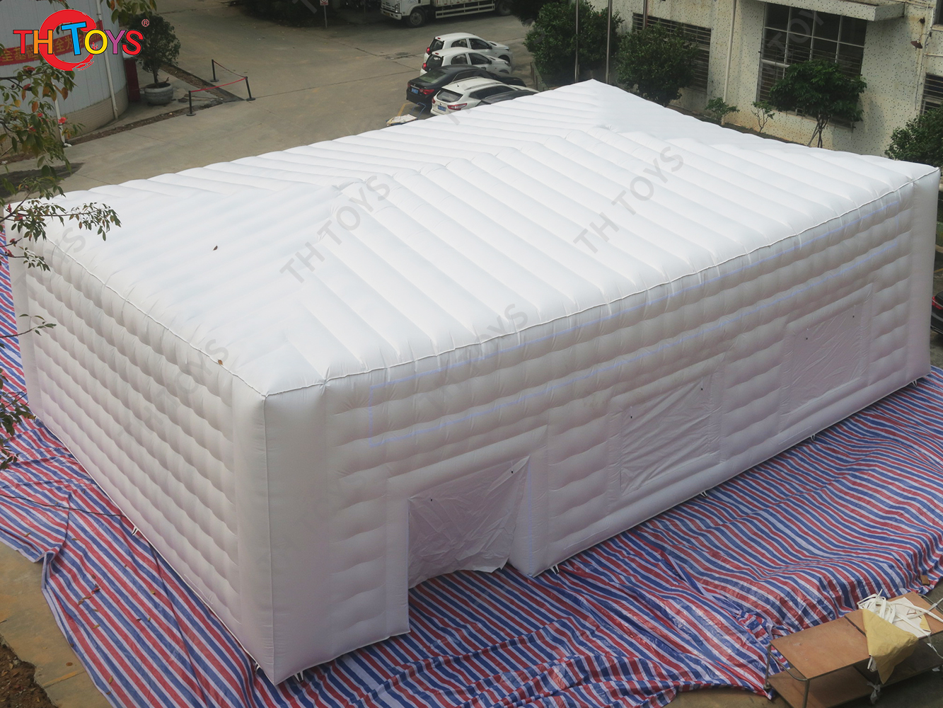 giant inflatable marquee party tent, outdoor white inflatable cube tent for sale