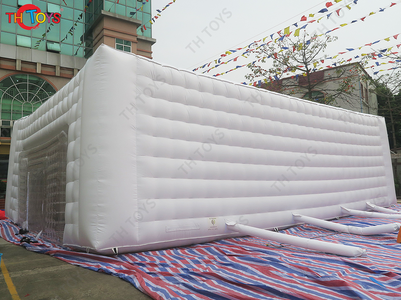 giant inflatable marquee party tent, outdoor white inflatable cube tent for sale