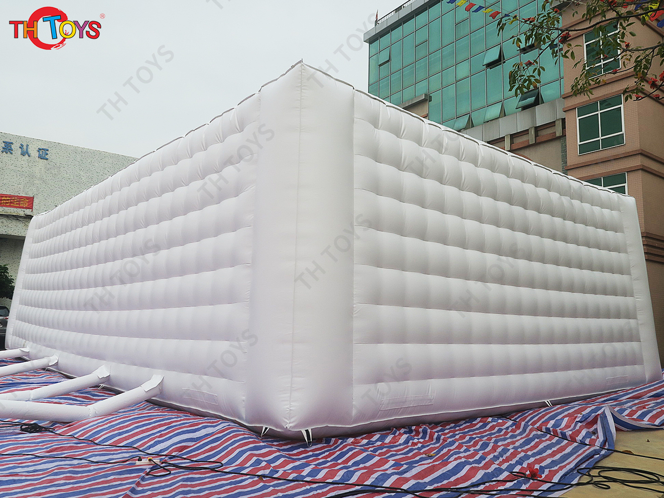 giant inflatable marquee party tent, outdoor white inflatable cube tent for sale