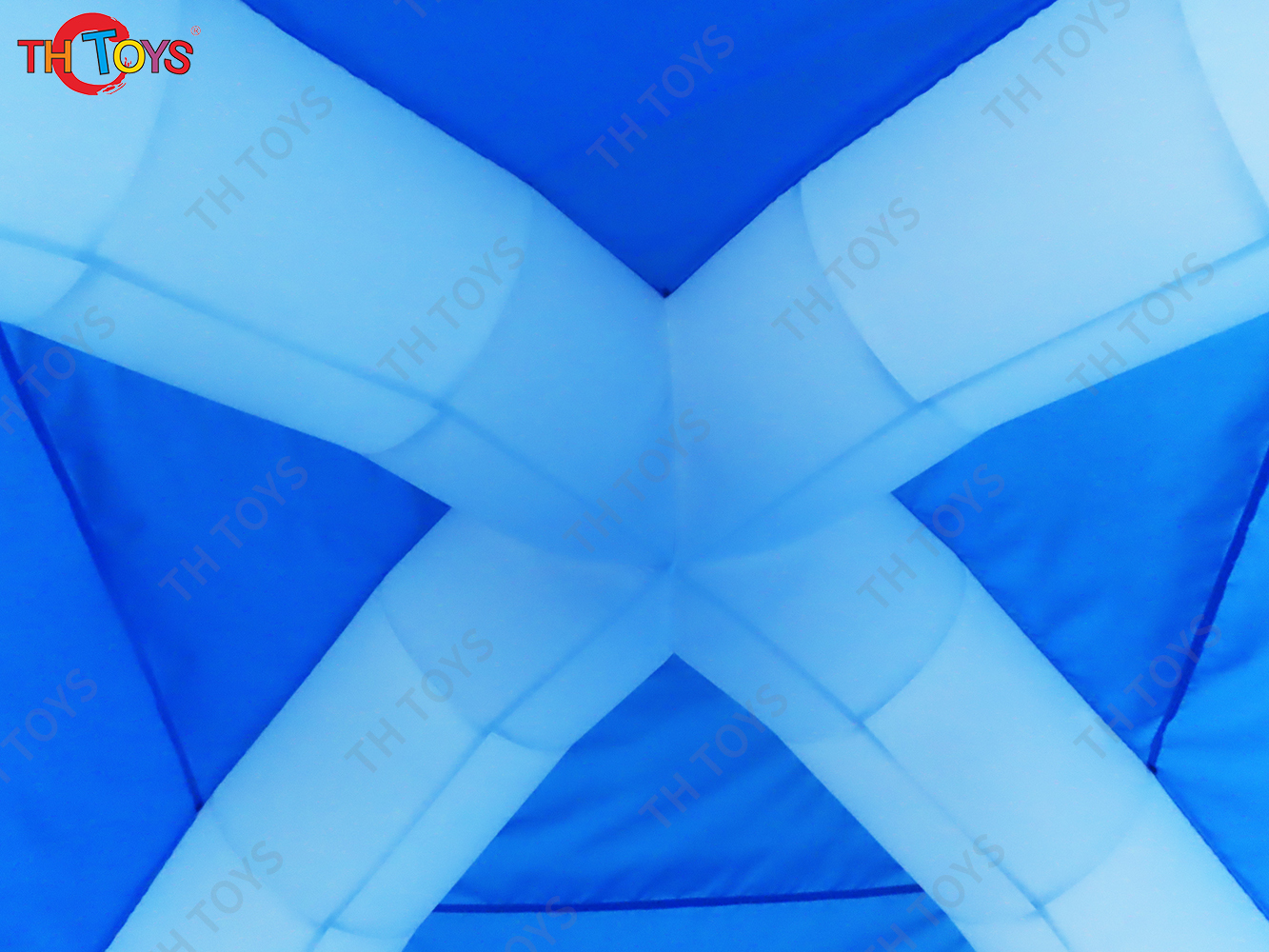 Blue and White Inflatable Spider Dome Tent for Commercial Advertising Promotion