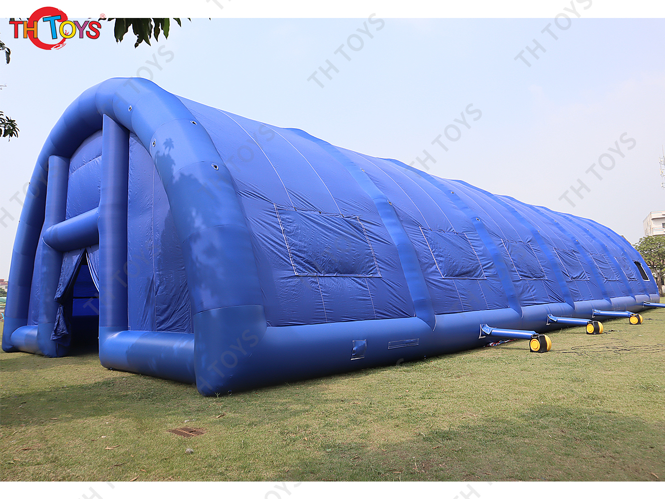 Blue Inflatable Tennis Tent Giant Sport Field Cover Shelter Event Marquee for Sale
