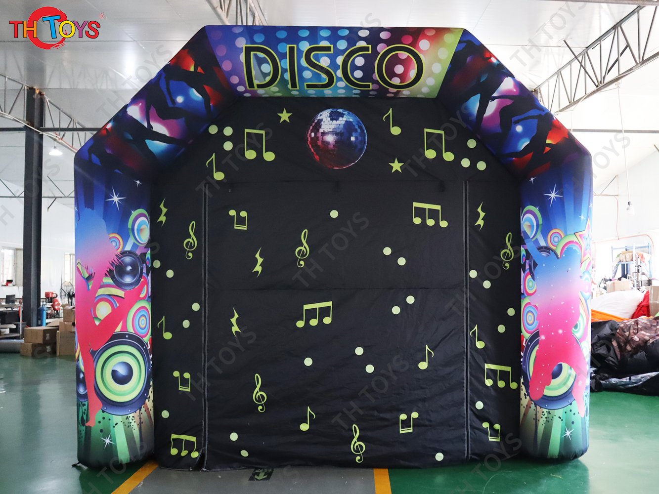 Popular inflatable disco cabin inflatable party pub tent, inflatable night club cabin house