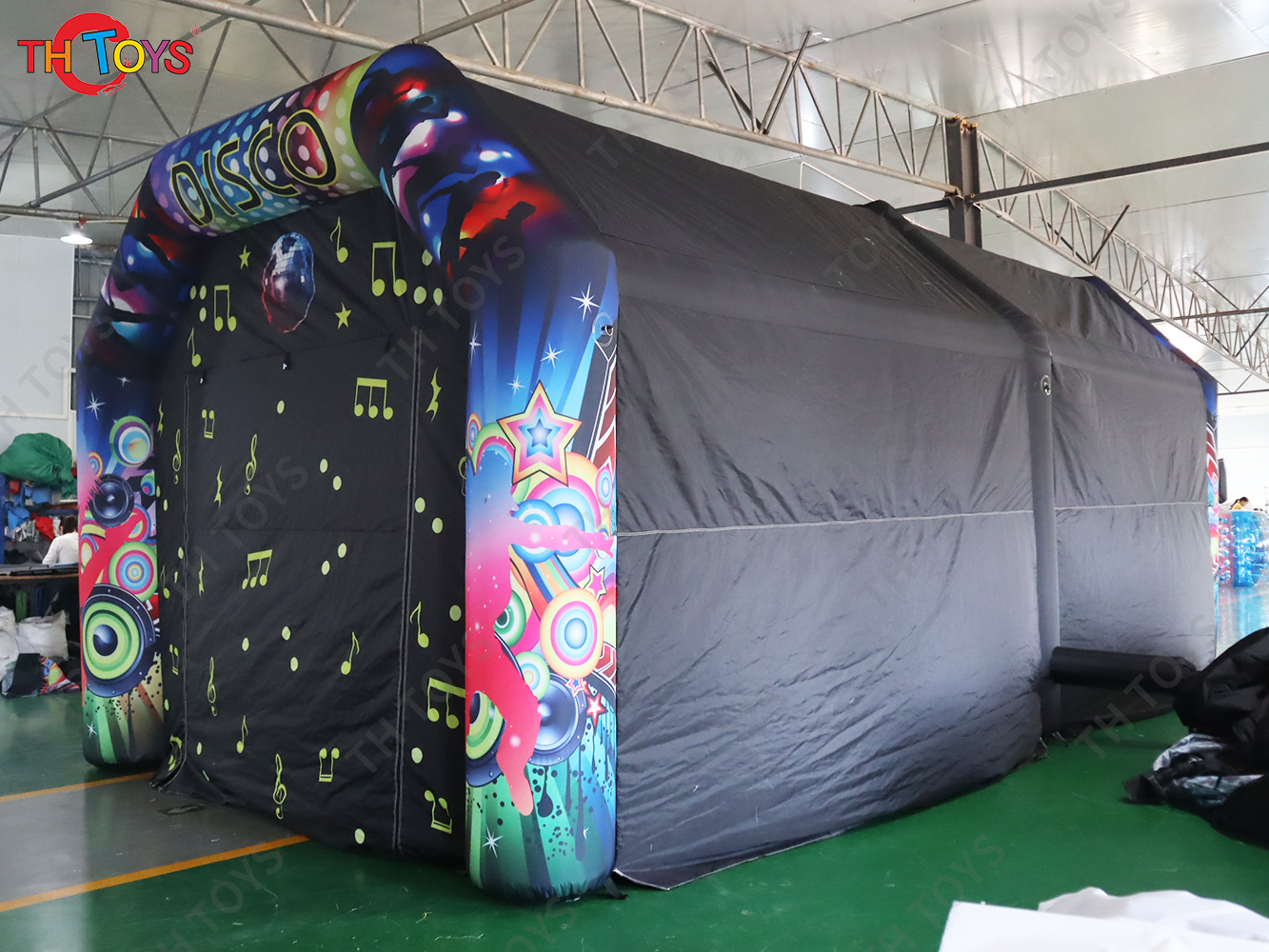 Popular inflatable disco cabin inflatable party pub tent, inflatable night club cabin house