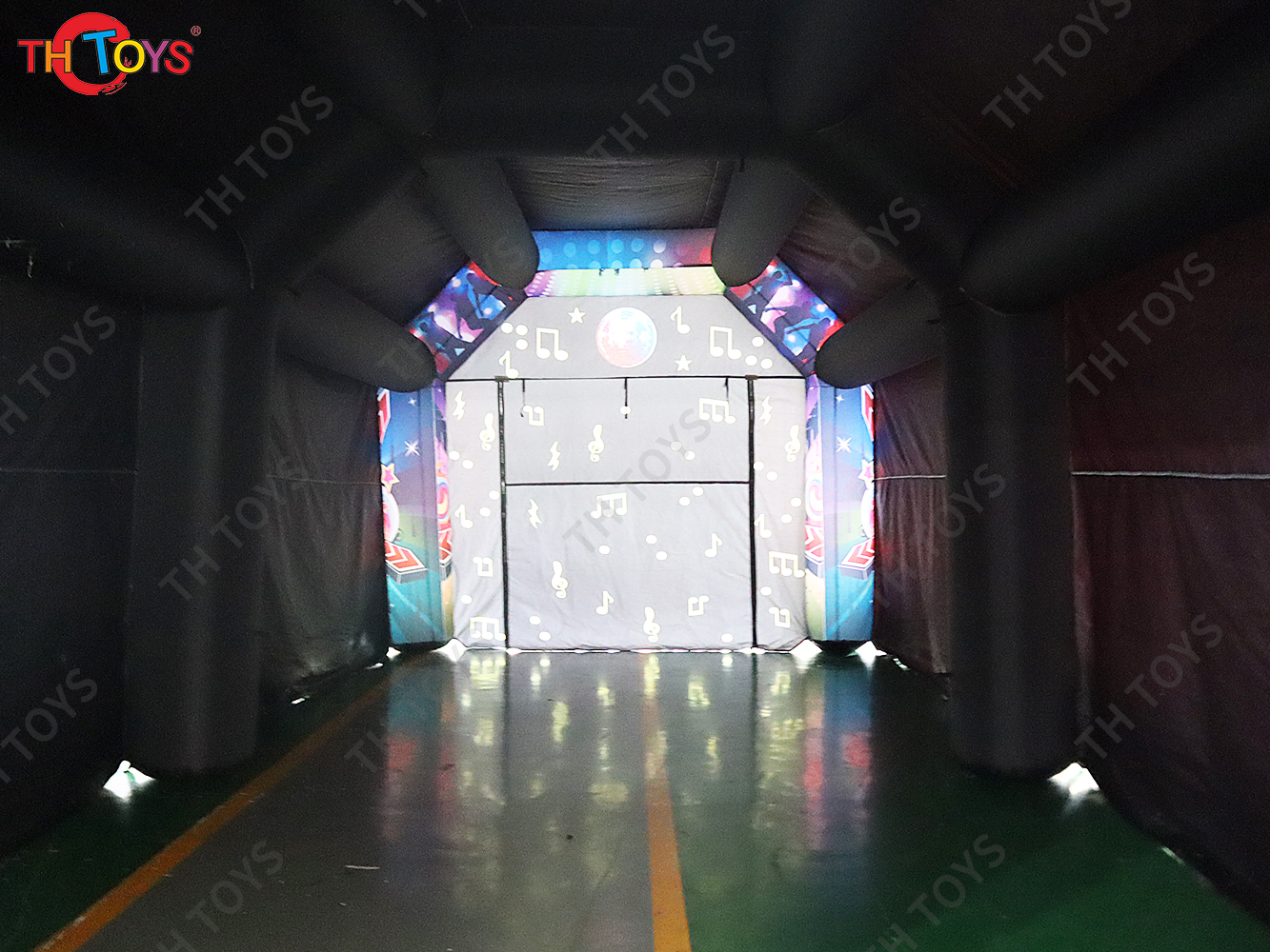 Popular inflatable disco cabin inflatable party pub tent, inflatable night club cabin house