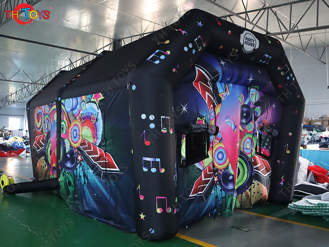 New design Inflatable Nightclub Inflatable Disco bar cabin inflatable Night pub tent with disco light