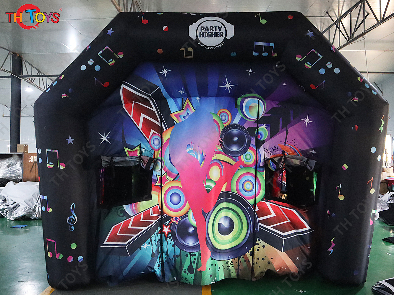 New design Inflatable Nightclub Inflatable Disco bar cabin inflatable Night pub tent with disco light