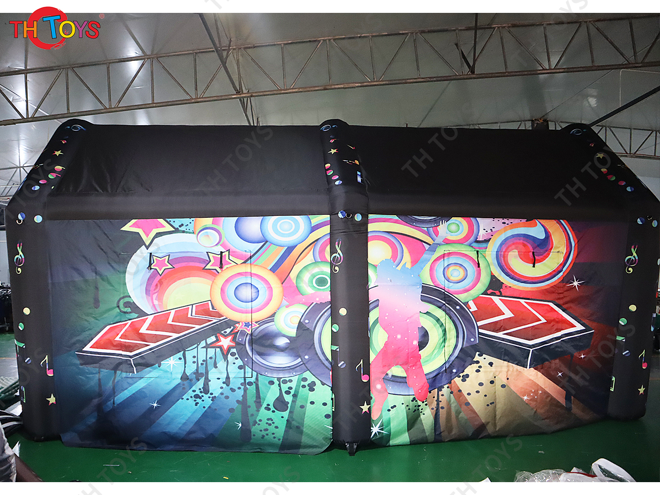 New design Inflatable Nightclub Inflatable Disco bar cabin inflatable Night pub tent with disco light