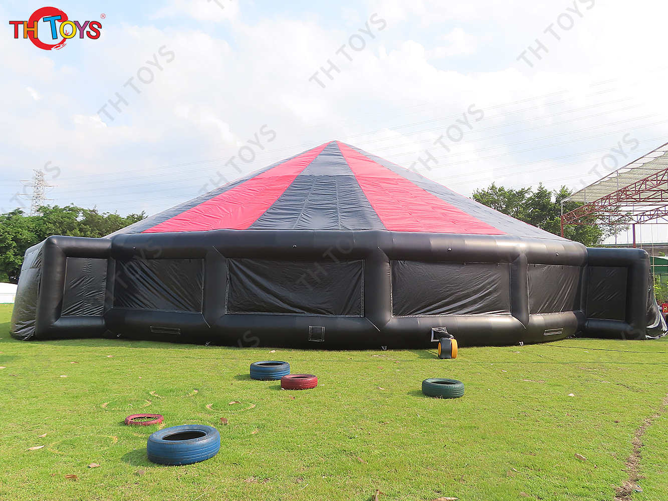 Outdoor Giant Inflatable Beach Bar Tent Inflatable Party Event Disco Dome Tent Inflatable Circus Yurt Tent