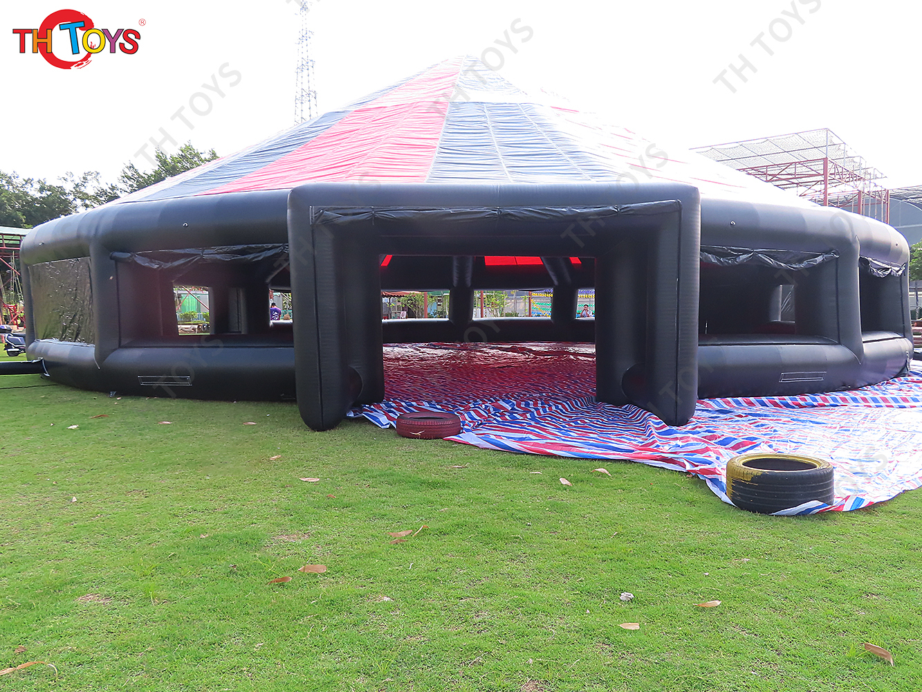 Outdoor Giant Inflatable Beach Bar Tent Inflatable Party Event Disco Dome Tent Inflatable Circus Yurt Tent
