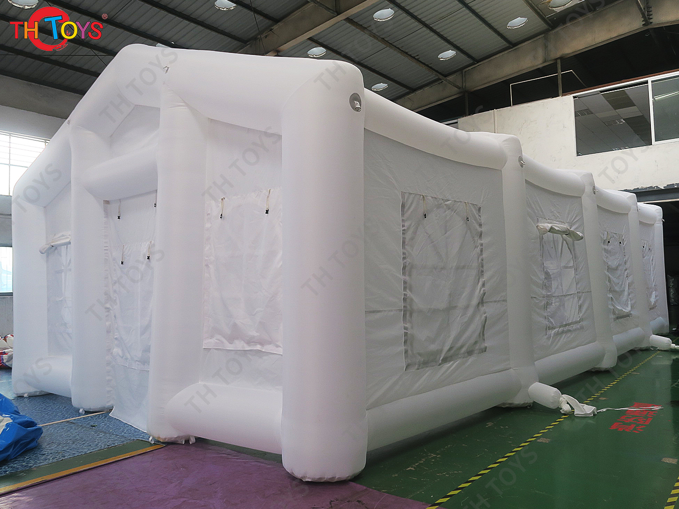 Professional Inflatable Wedding Tent White Party Event Tent Shelter with Colorful LED Lighting