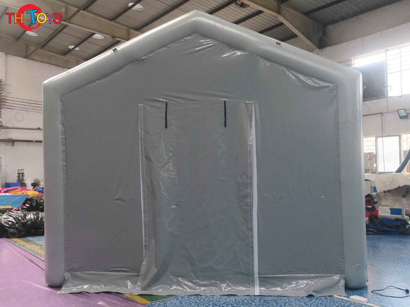 Portable Airtight gray Inflatable Emergency Tent Inflatable Medical First Aid Tent
