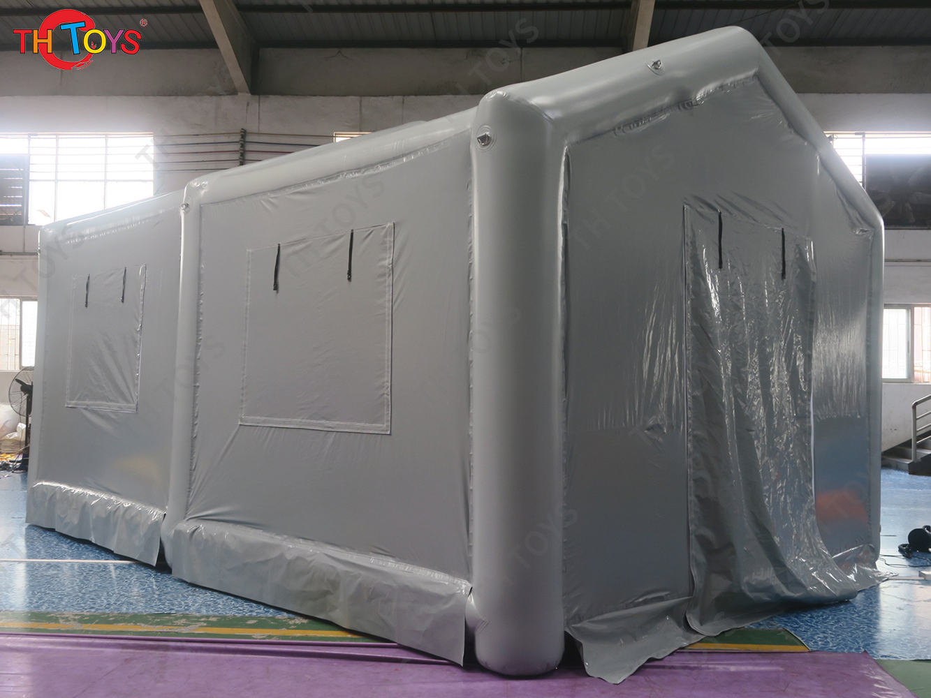Portable Airtight gray Inflatable Emergency Tent Inflatable Medical First Aid Tent