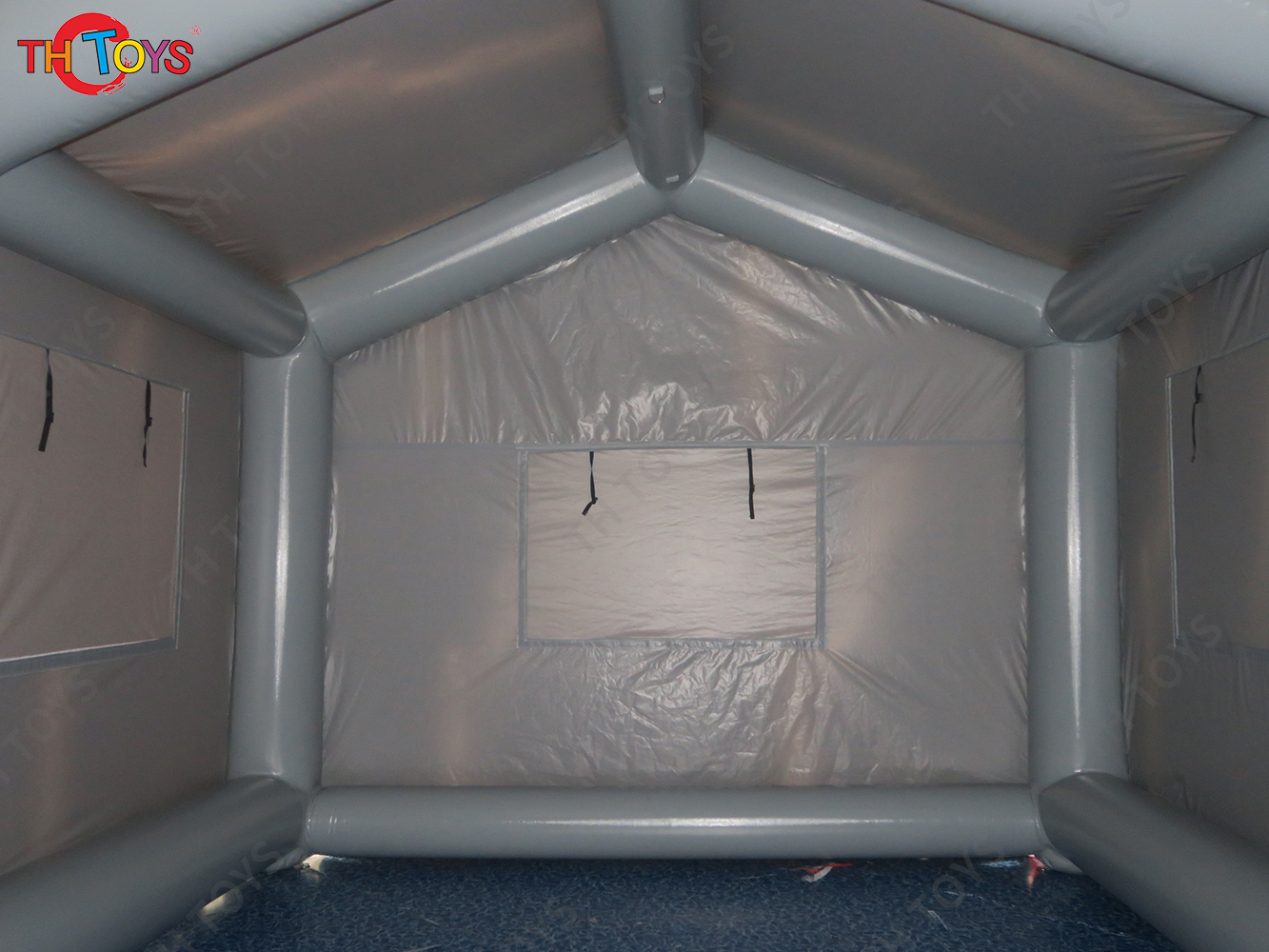 Portable Airtight gray Inflatable Emergency Tent Inflatable Medical First Aid Tent