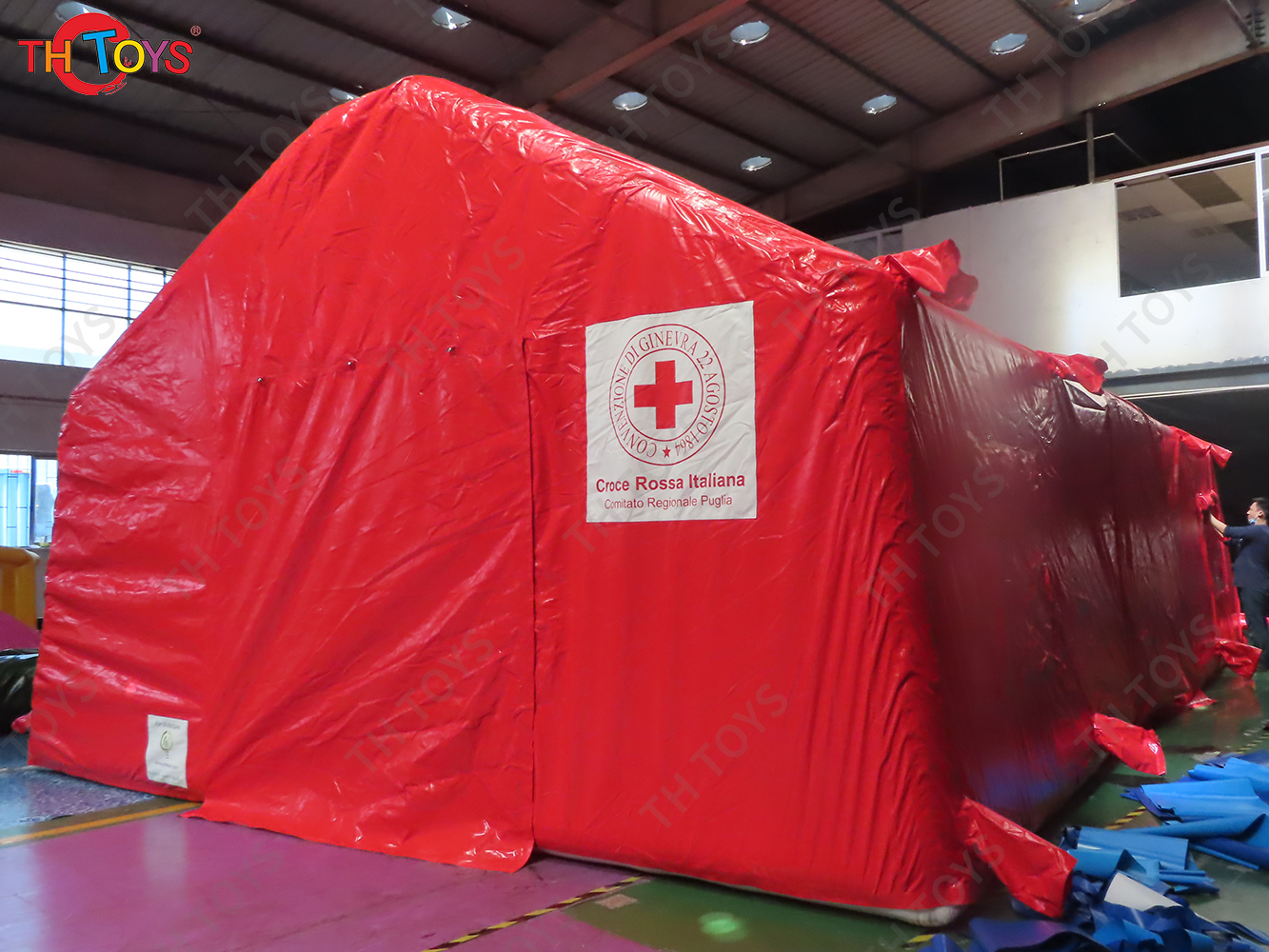 Portable airtight inflatable tent, outdoor customized inflatable hospital medical tent for sale