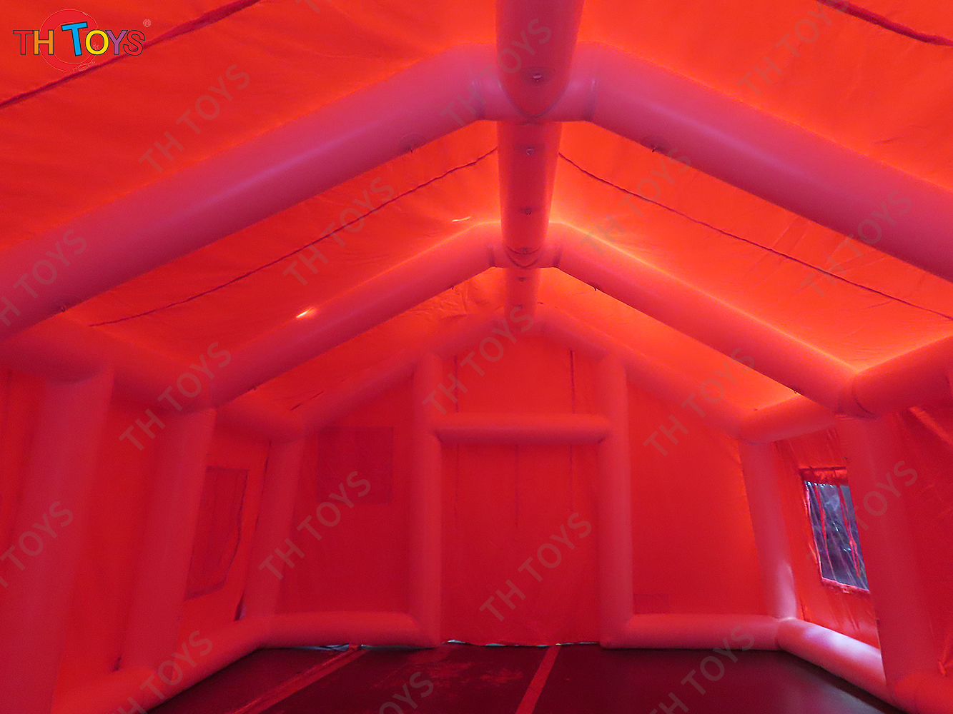 Portable airtight inflatable tent, outdoor customized inflatable hospital medical tent for sale