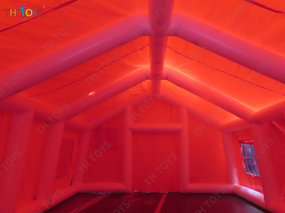 Portable airtight inflatable tent, outdoor customized inflatable hospital medical tent for sale
