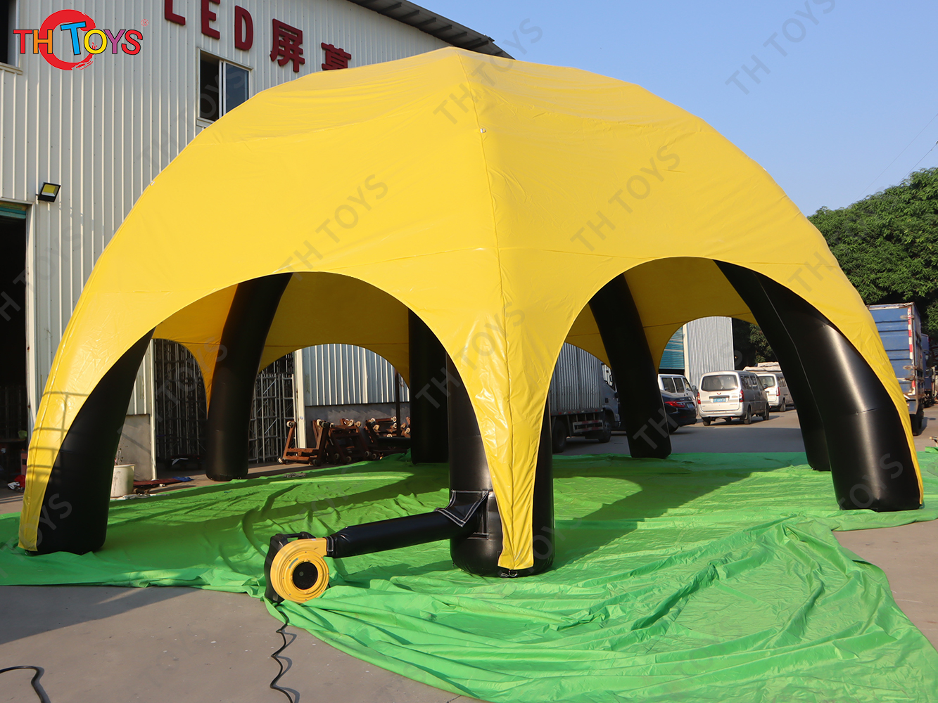 Outdoor Air Tent Inflatable Spider Tent Event Air Dome Exhibition Marquee Gazebo Canopy For Trade Show